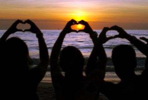 BRAZIL: People sleep in tents at Copacabana beach on Brazil's first day of summer: 21 December. Doomsayers hunkered down to await the coming apocalypse but many took a light-hearted view of the world's destruction, laying on stunts and parties to while away the end