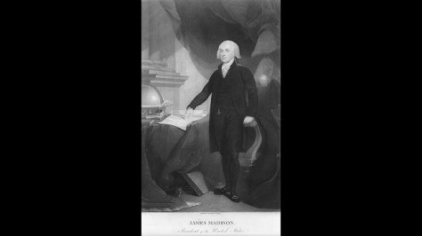 James Madison was sworn in for his first term on March 4, 1809