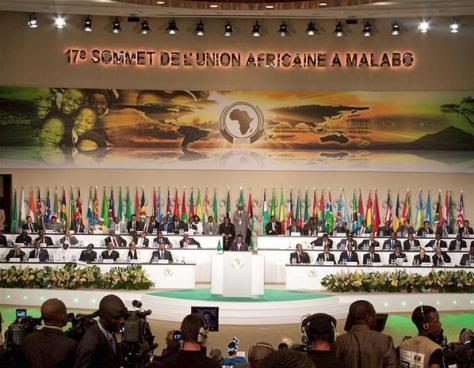 There are twelve multinational organisations in Africa, the largest being the African Union.