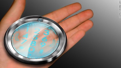 For American designer Michael Laut, the Radia concept phone is all about simplicity: Sleek, circular, transparent, touch-sensitive and small enough to slide in his top pocket